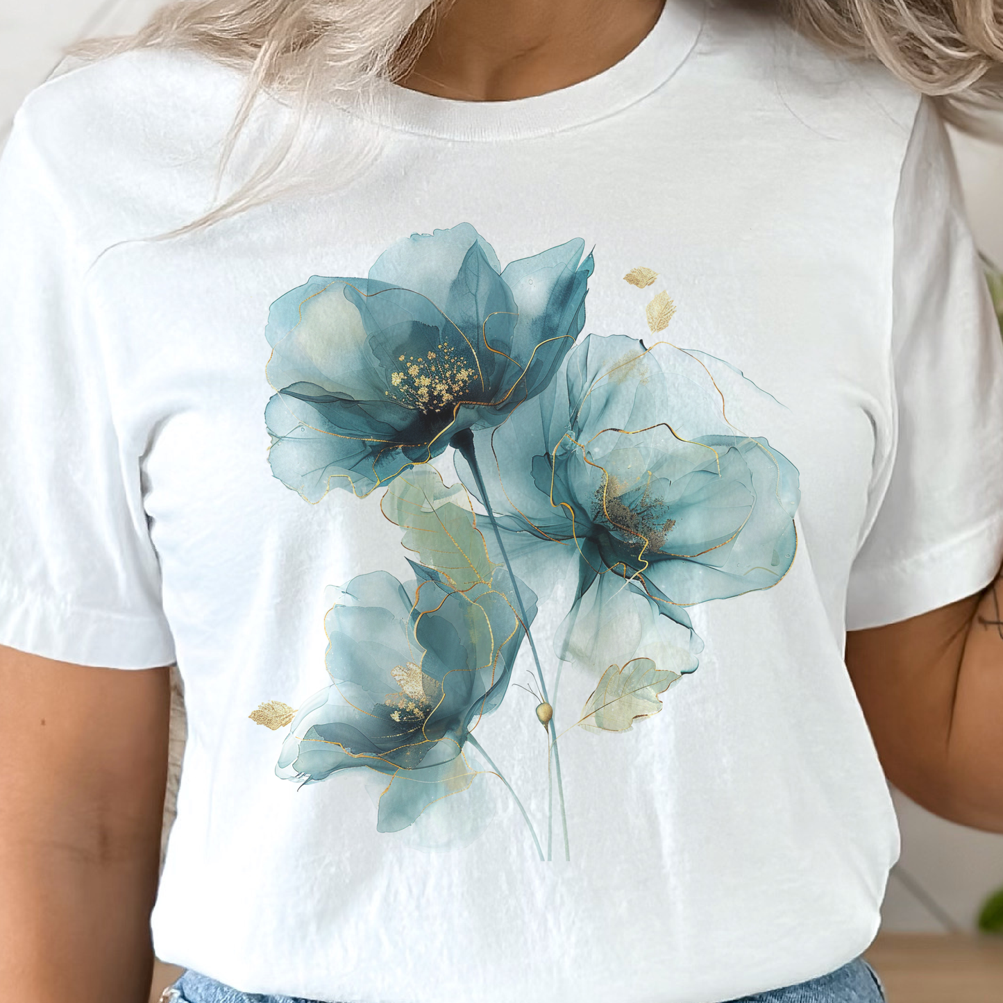 Watercolor Floral Graphic Tee