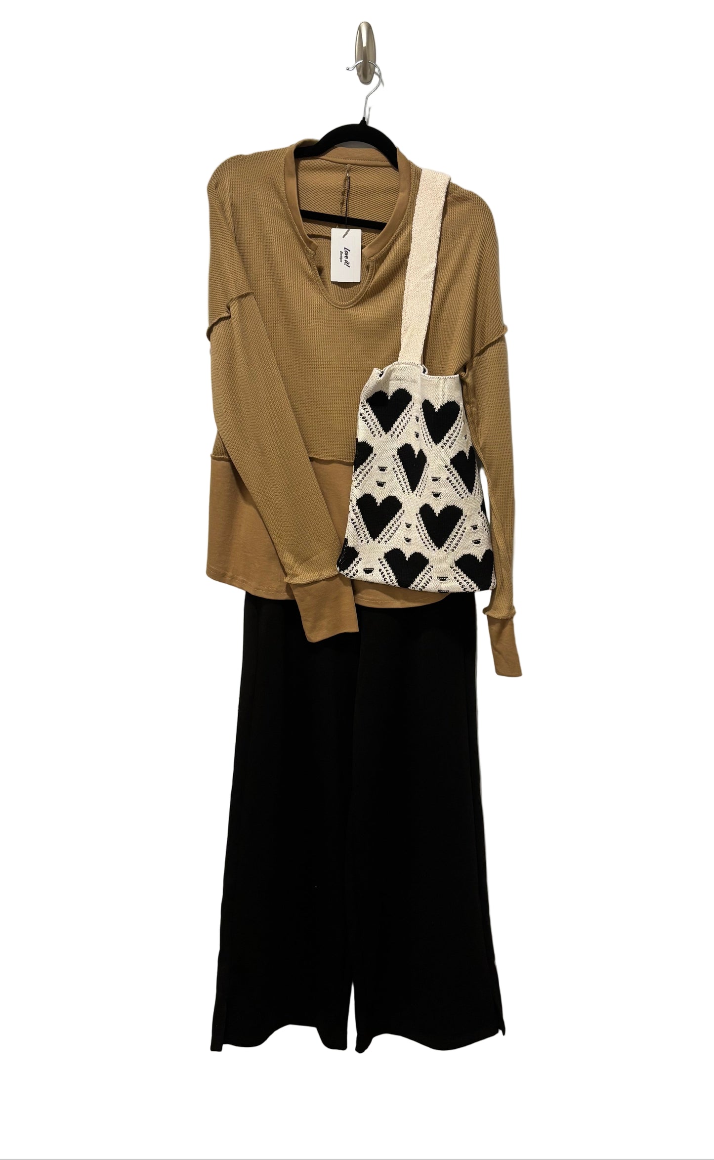 Patchwork Long Sleeve Casual Top