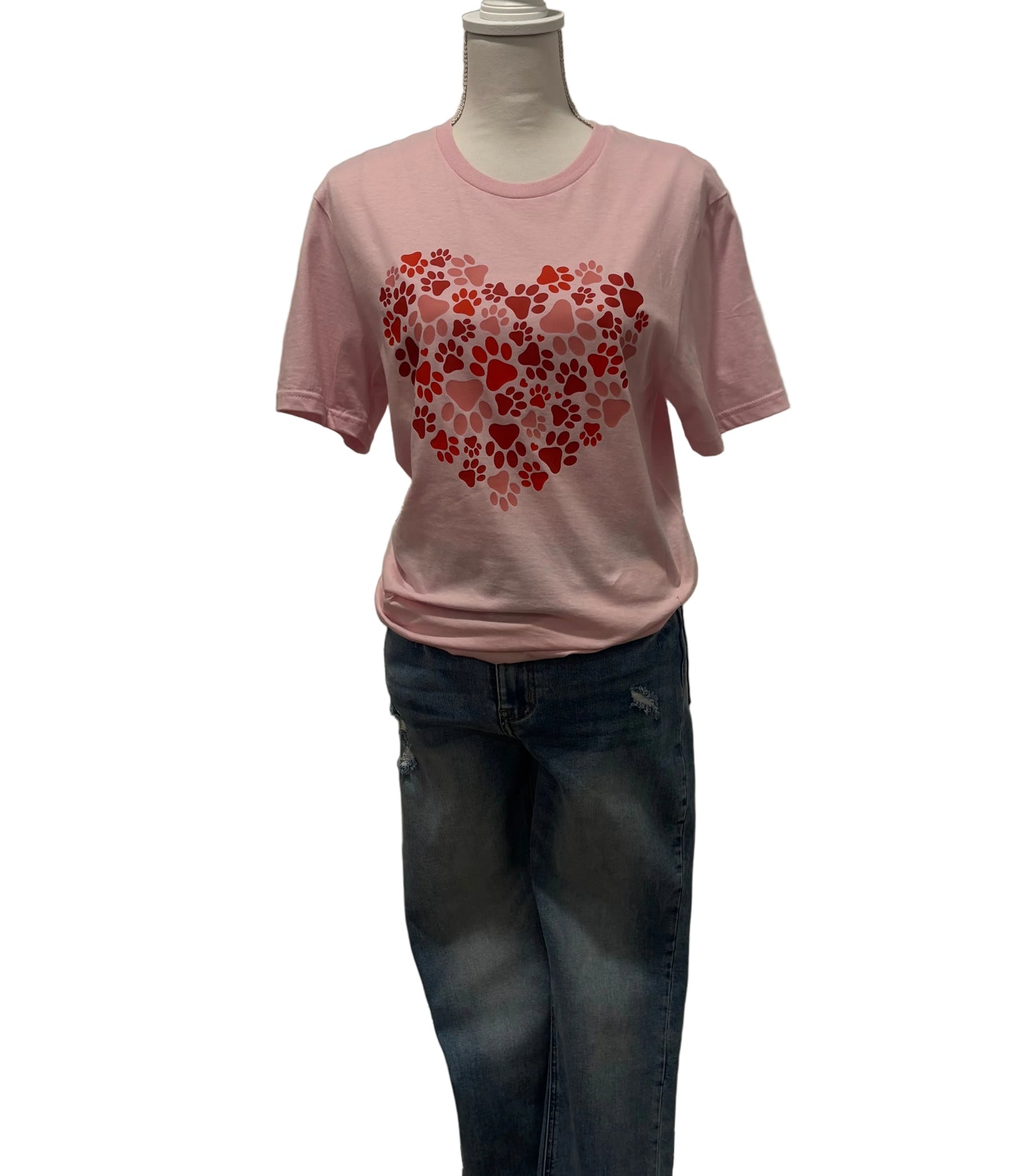 Paw Print Heart Tee