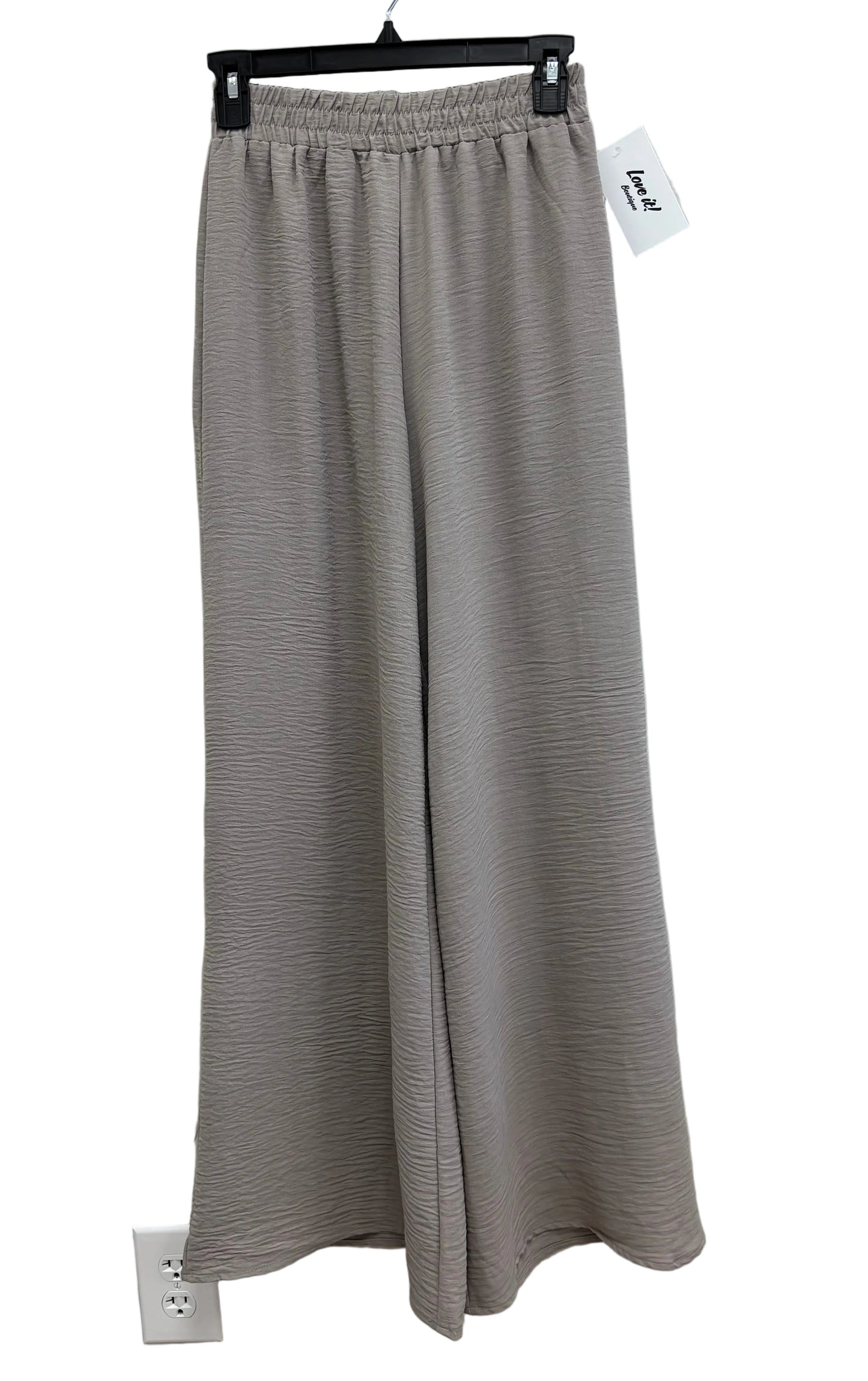 Woven Elastic Waist Pant