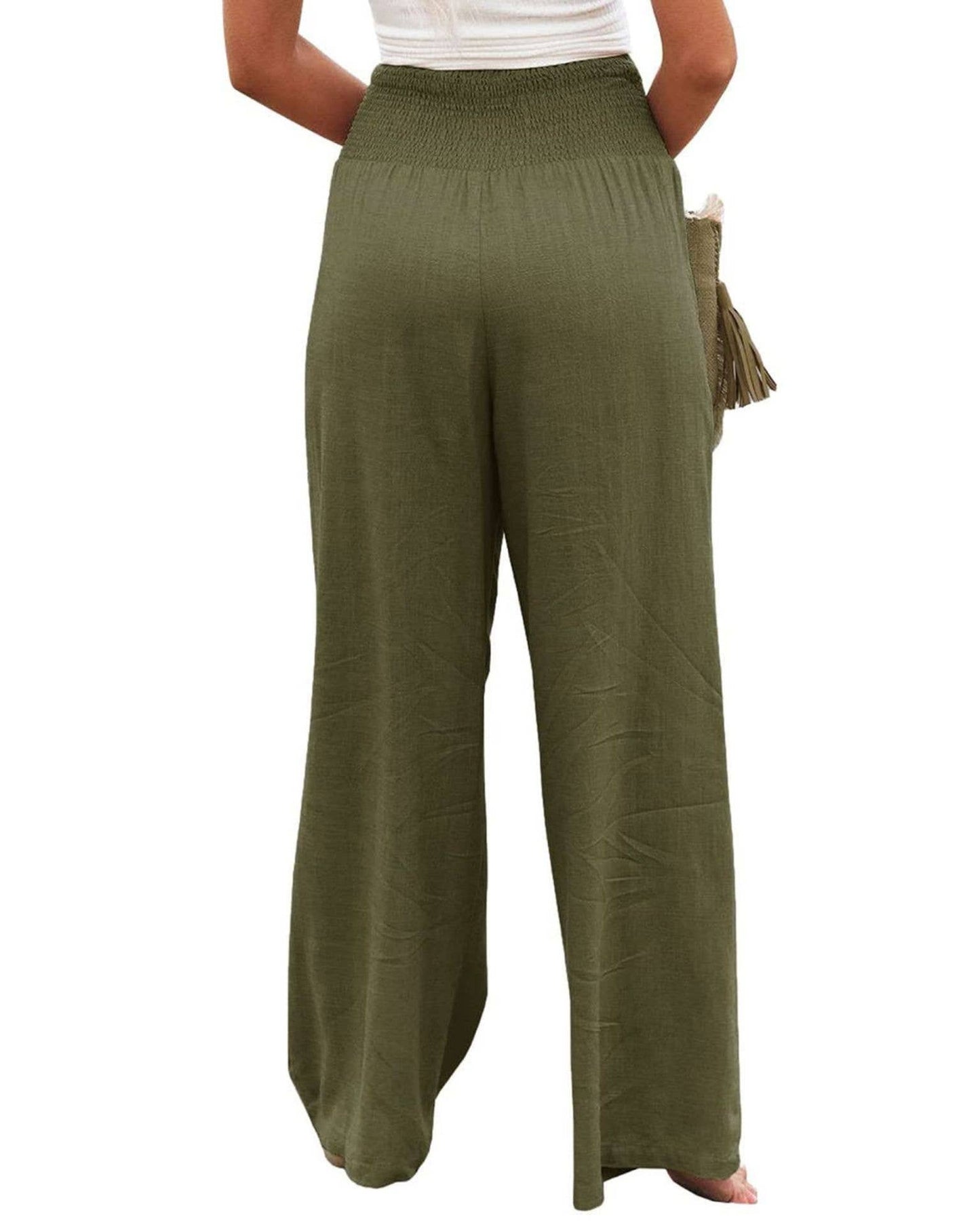 Wide Leg Cotton Pant
