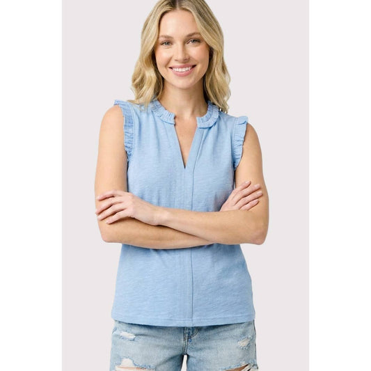 Frilled Cotton Tank
