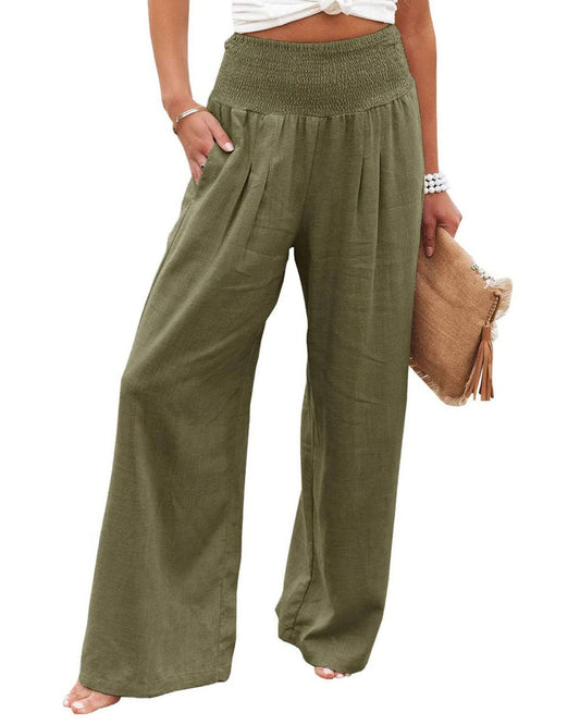 Wide Leg Cotton Pant