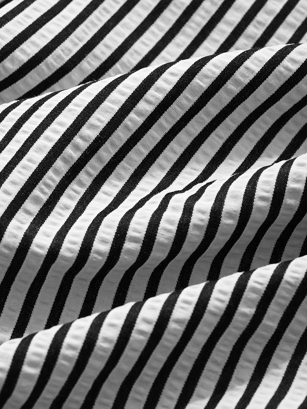 Elastic Waist Striped Wide Leg Pant