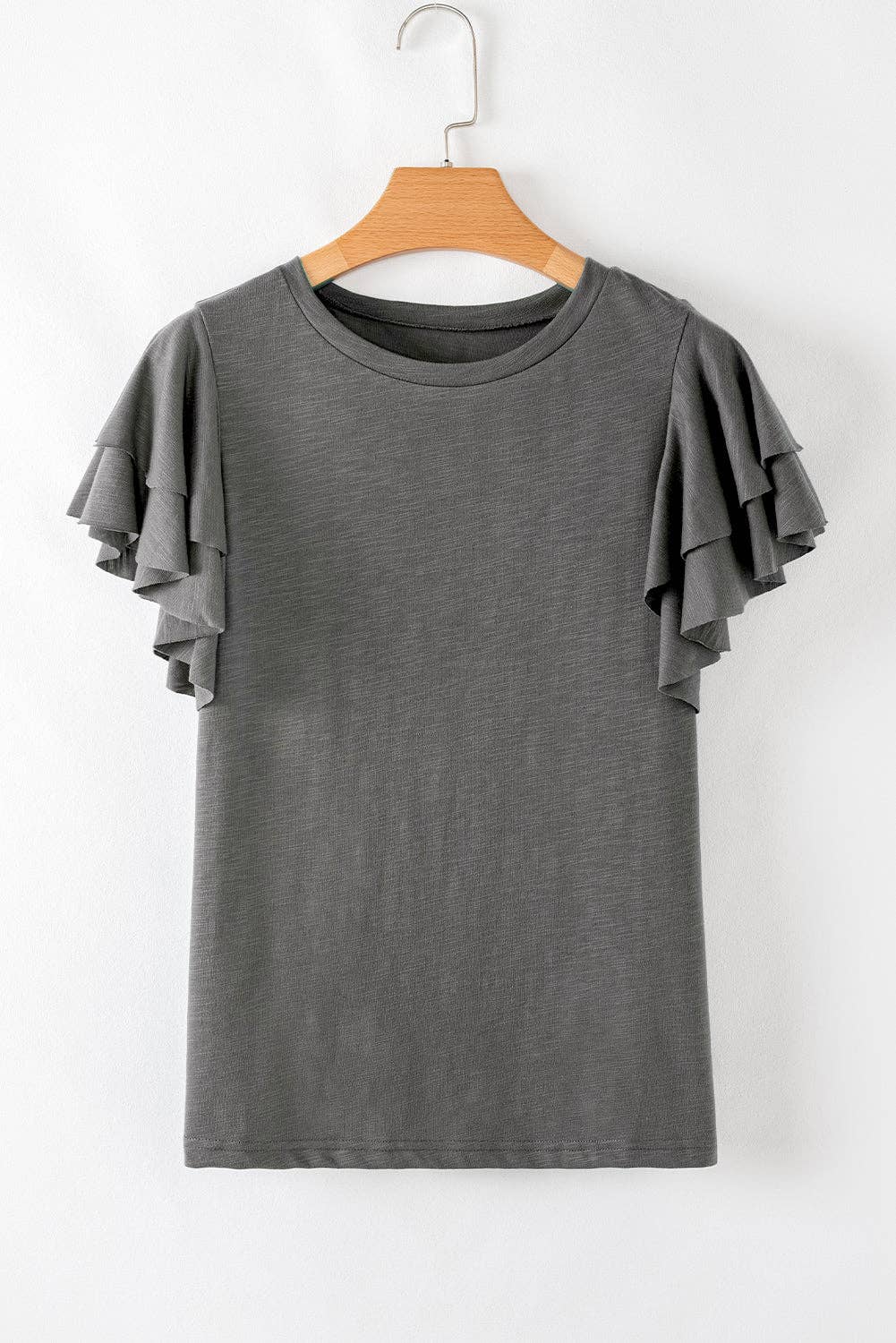 Flutter Sleeve Crew Tee
