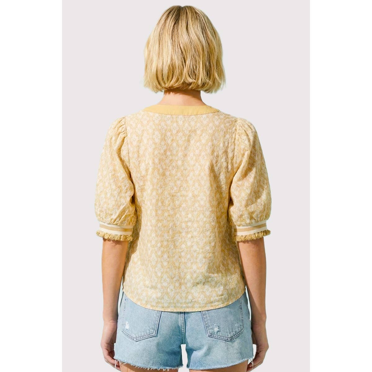 Geometric Printed Top