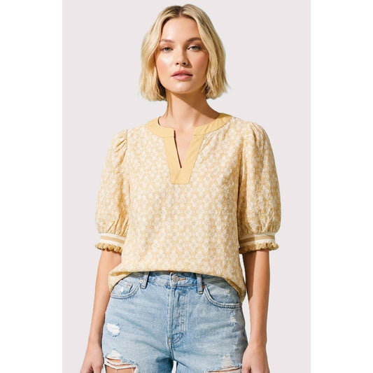 Geometric Printed Top