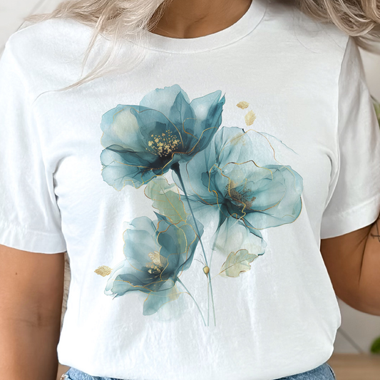 Watercolor Floral Graphic Tee