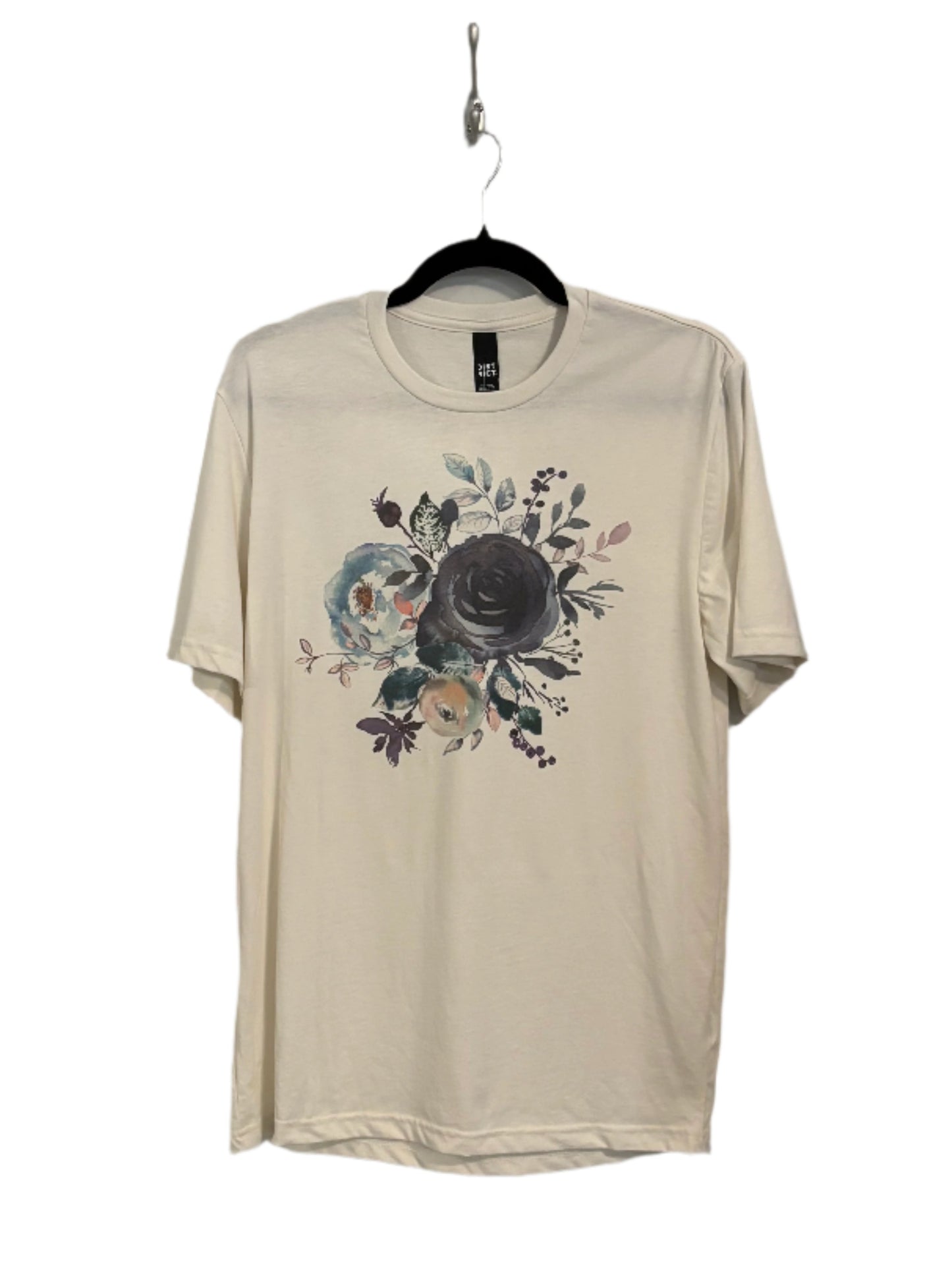 Vintage Navy Floral Bouquet Graphic T Shirt