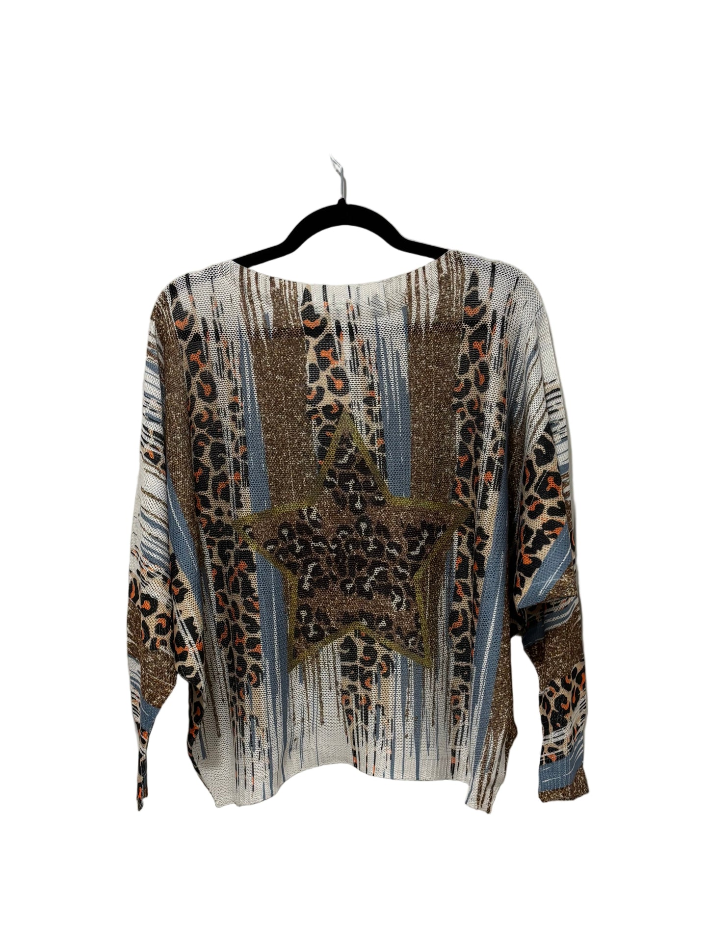 Leopard Star Printed Sweater