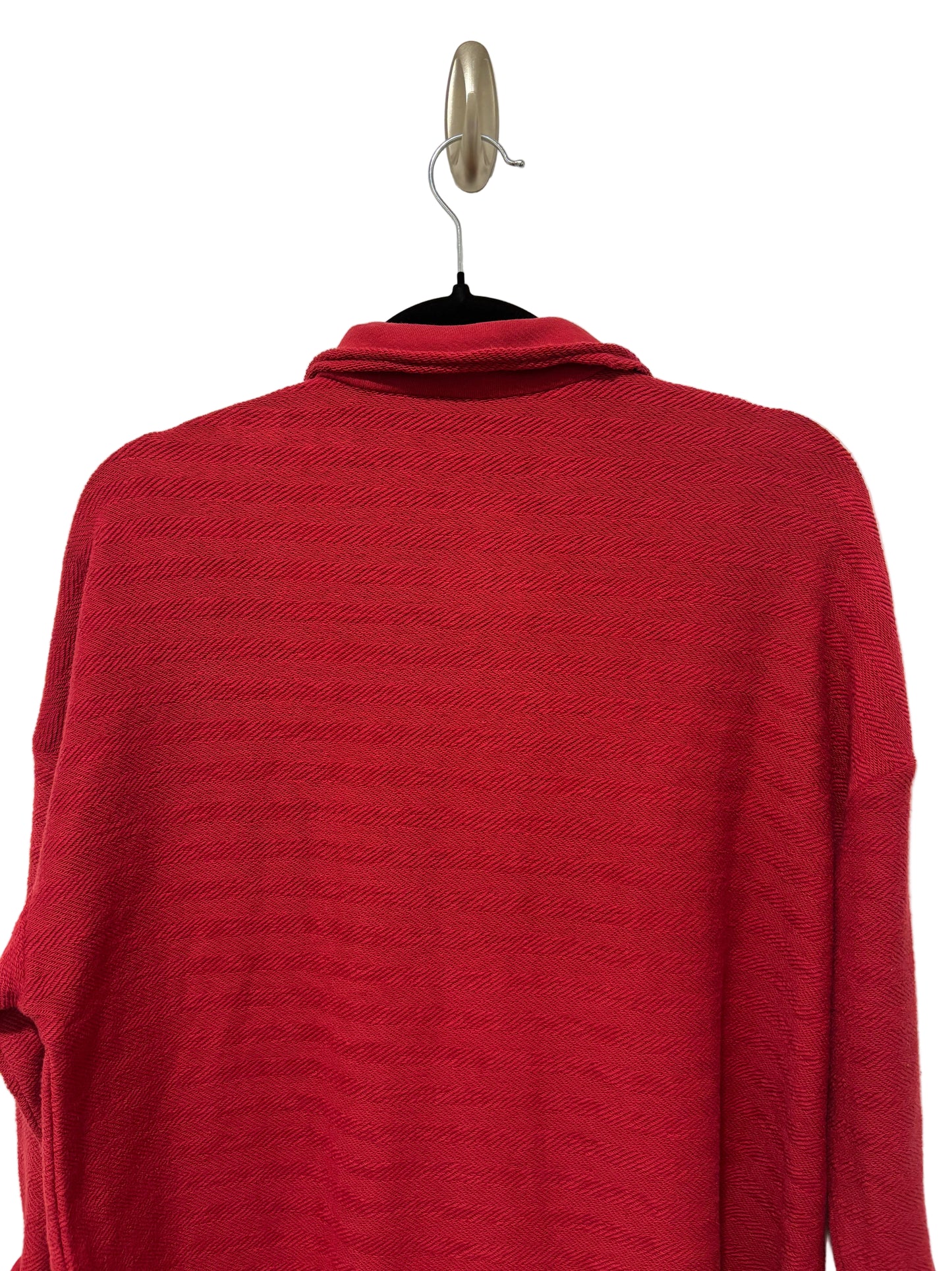 Textured Long Sleeve Button Down