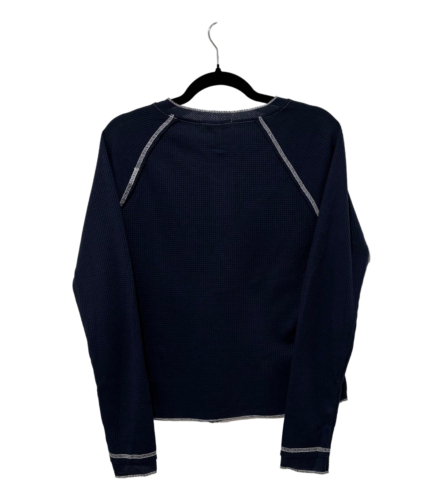 Textured Long Sleeve Top