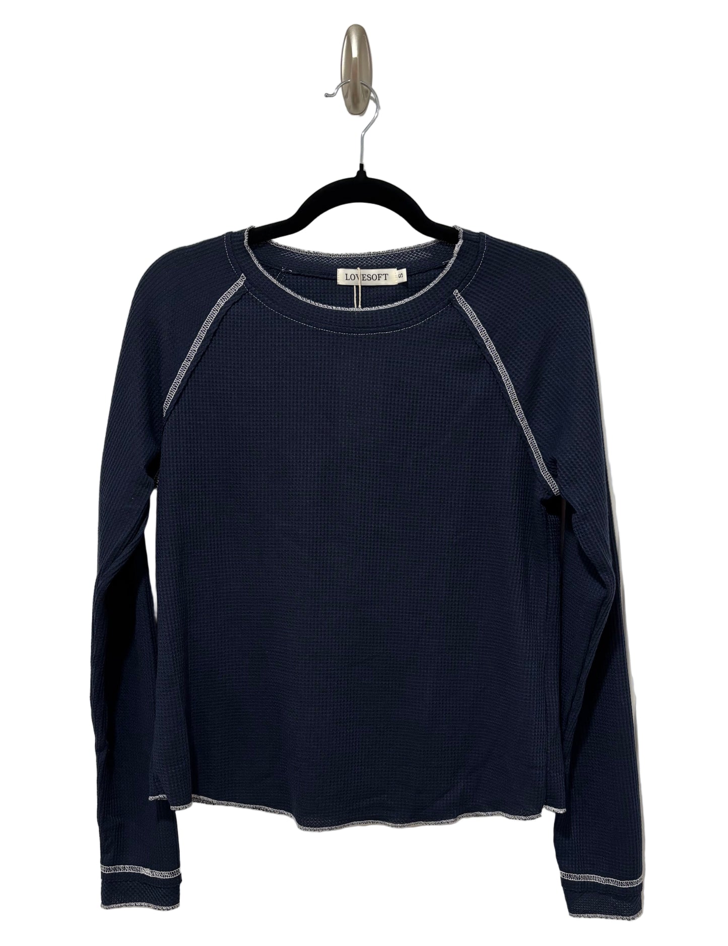 Textured Long Sleeve Top