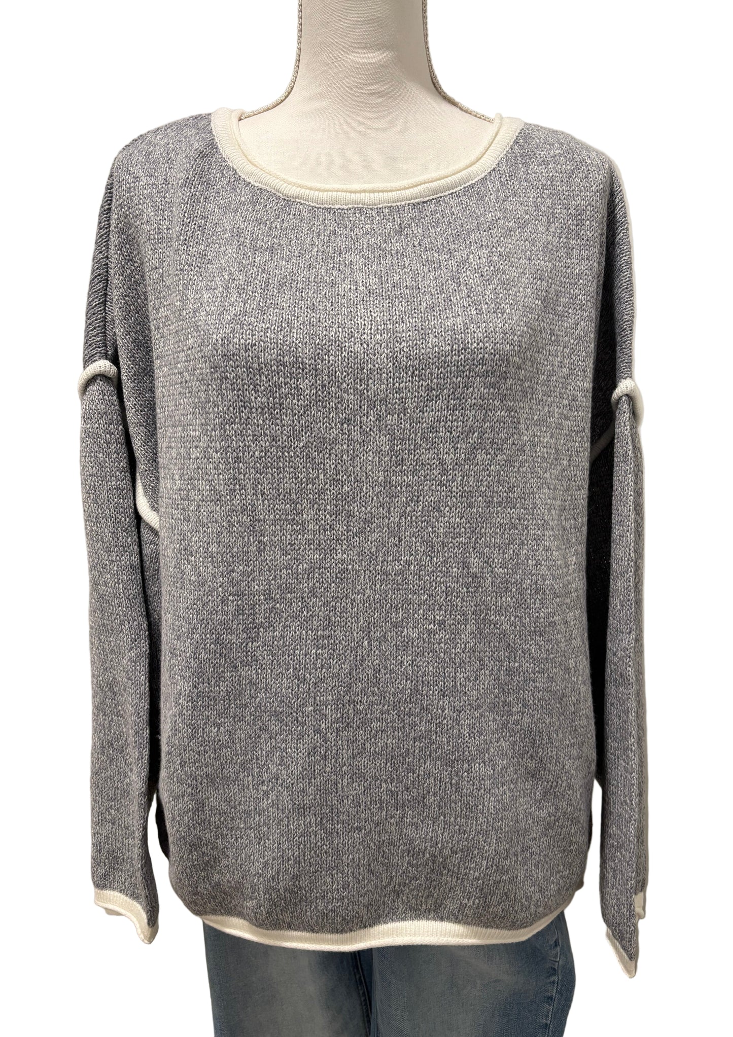 Casual Crew Neck Pullover Sweater