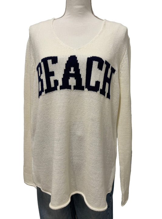 Beach V Neck Sweater