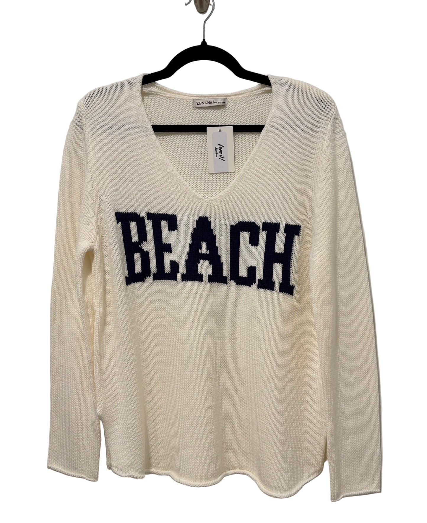 Beach V Neck Sweater