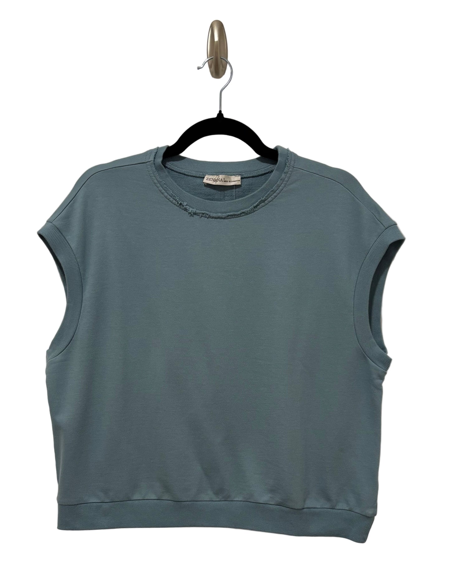 French Terry Sleeveless Top