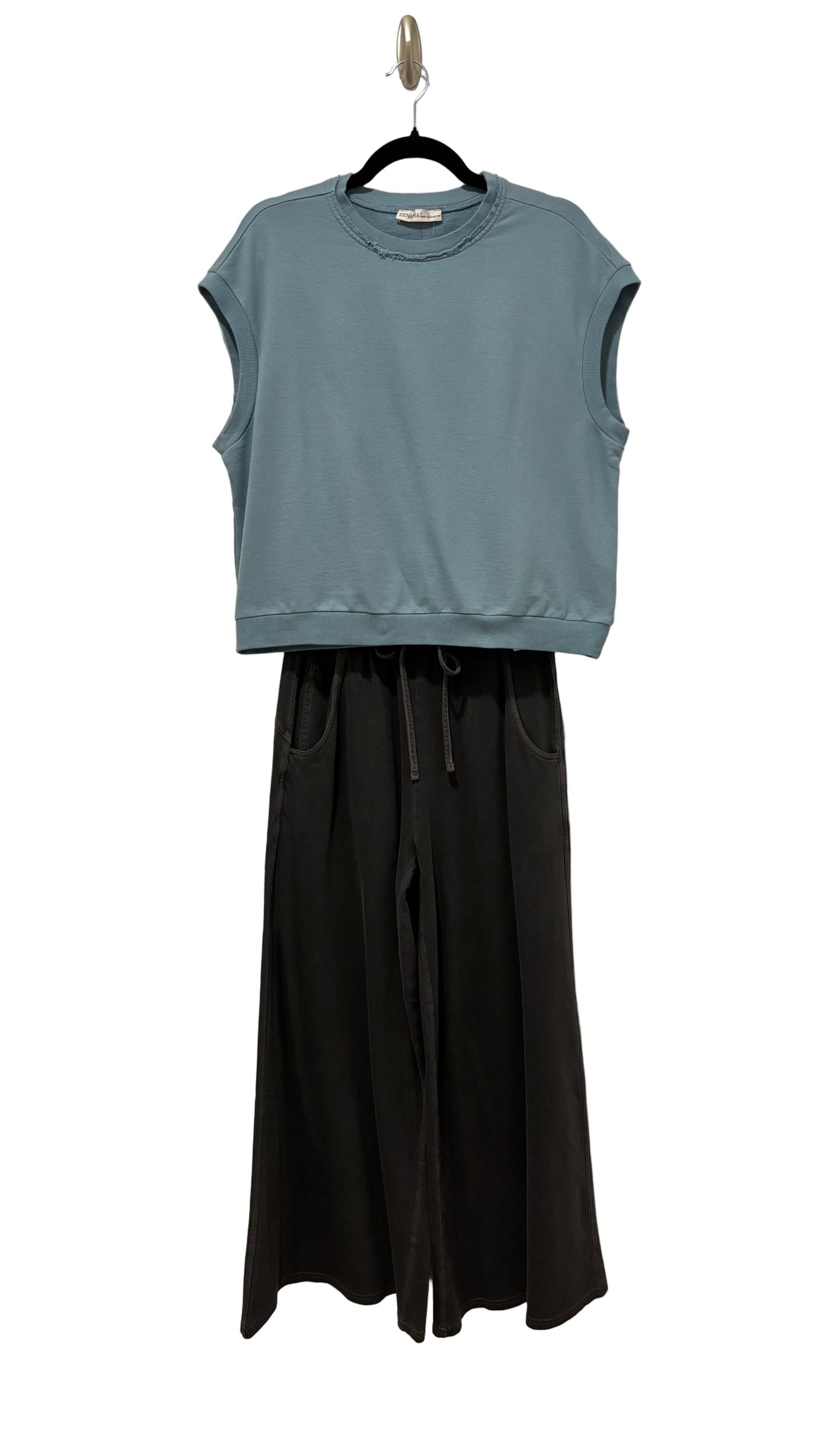 French Terry Drawstring Pant