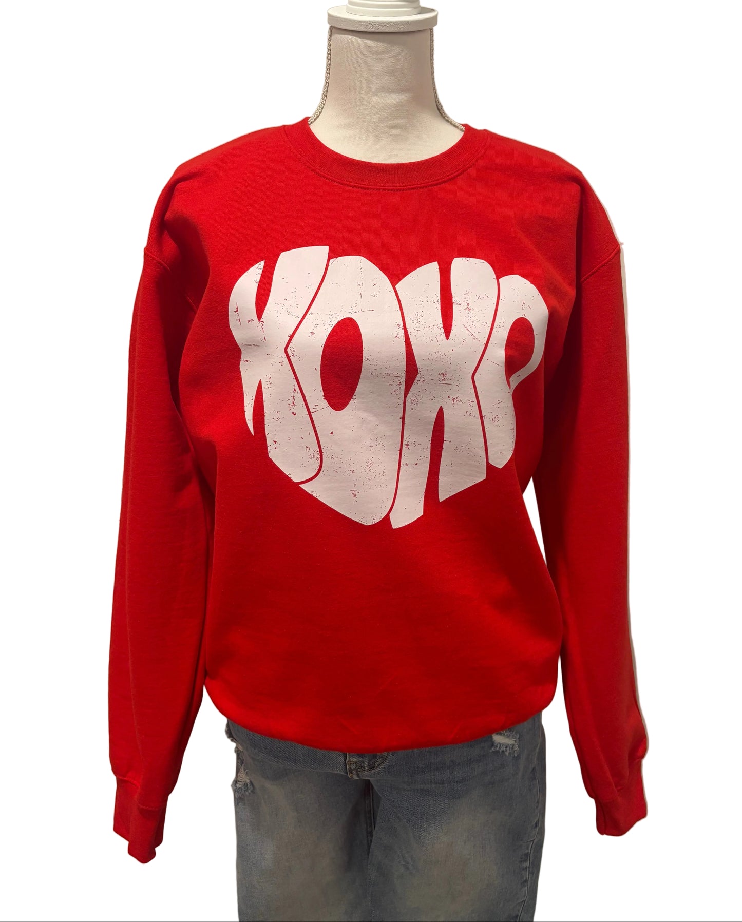 XOXO Heart Graphic Sweatshirt