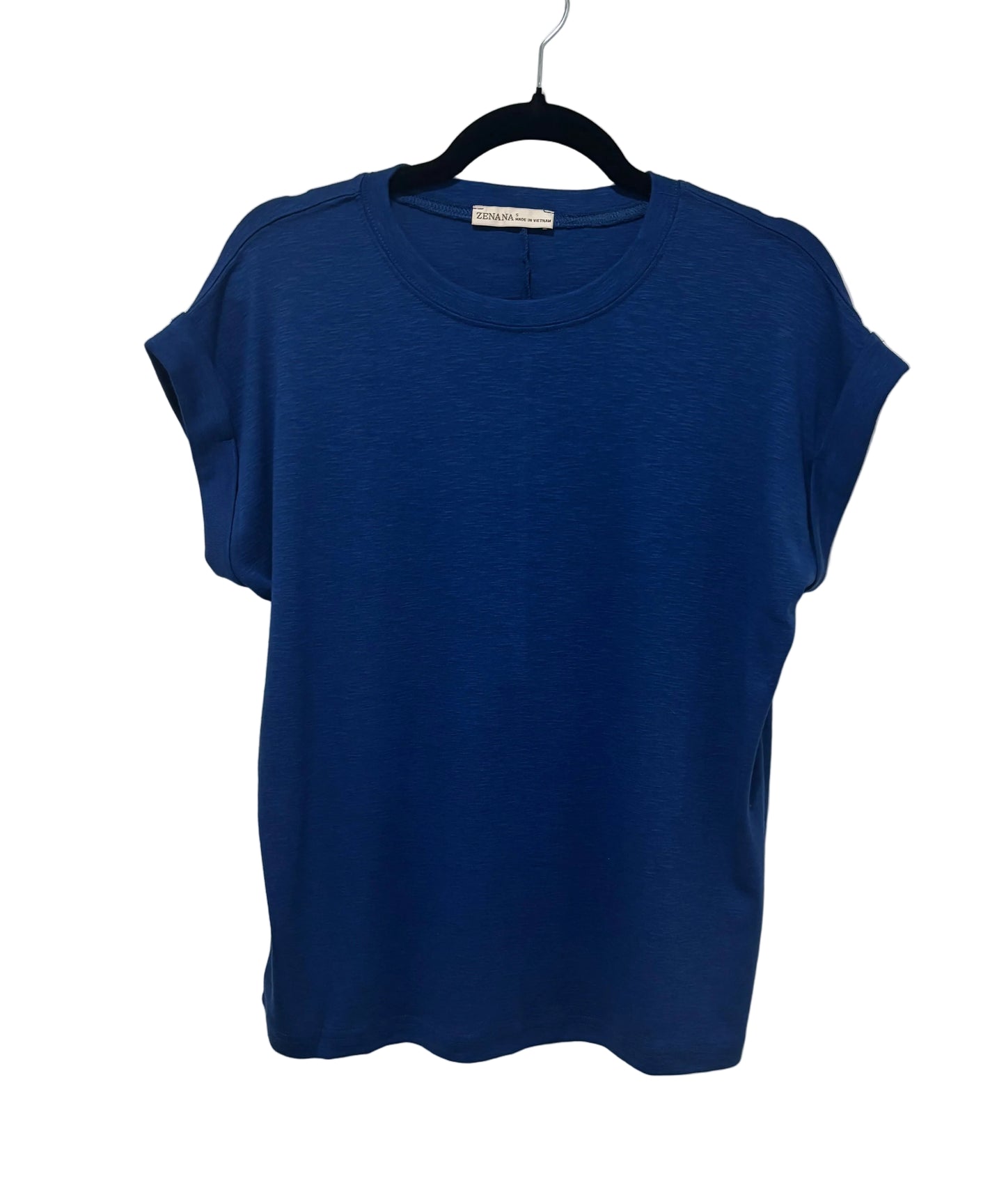 Slub Rolled Sleeve Tee