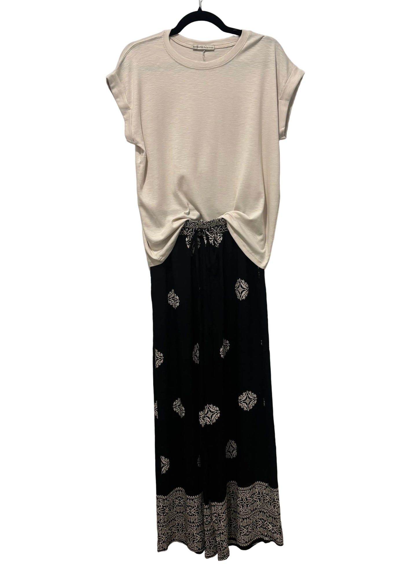 Slub Rolled Sleeve Tee