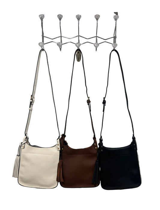 Crossbody Bag with Tassels