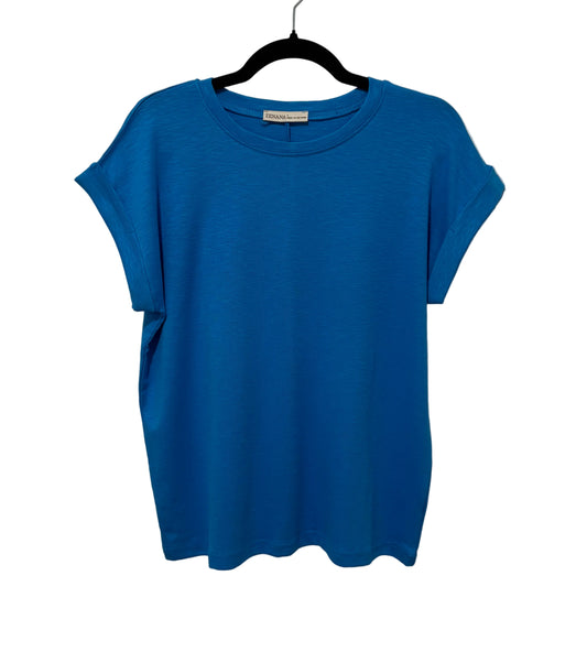 Slub Rolled Sleeve Tee