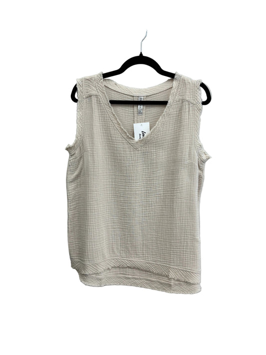 Gauze Folded Sleeveless Top