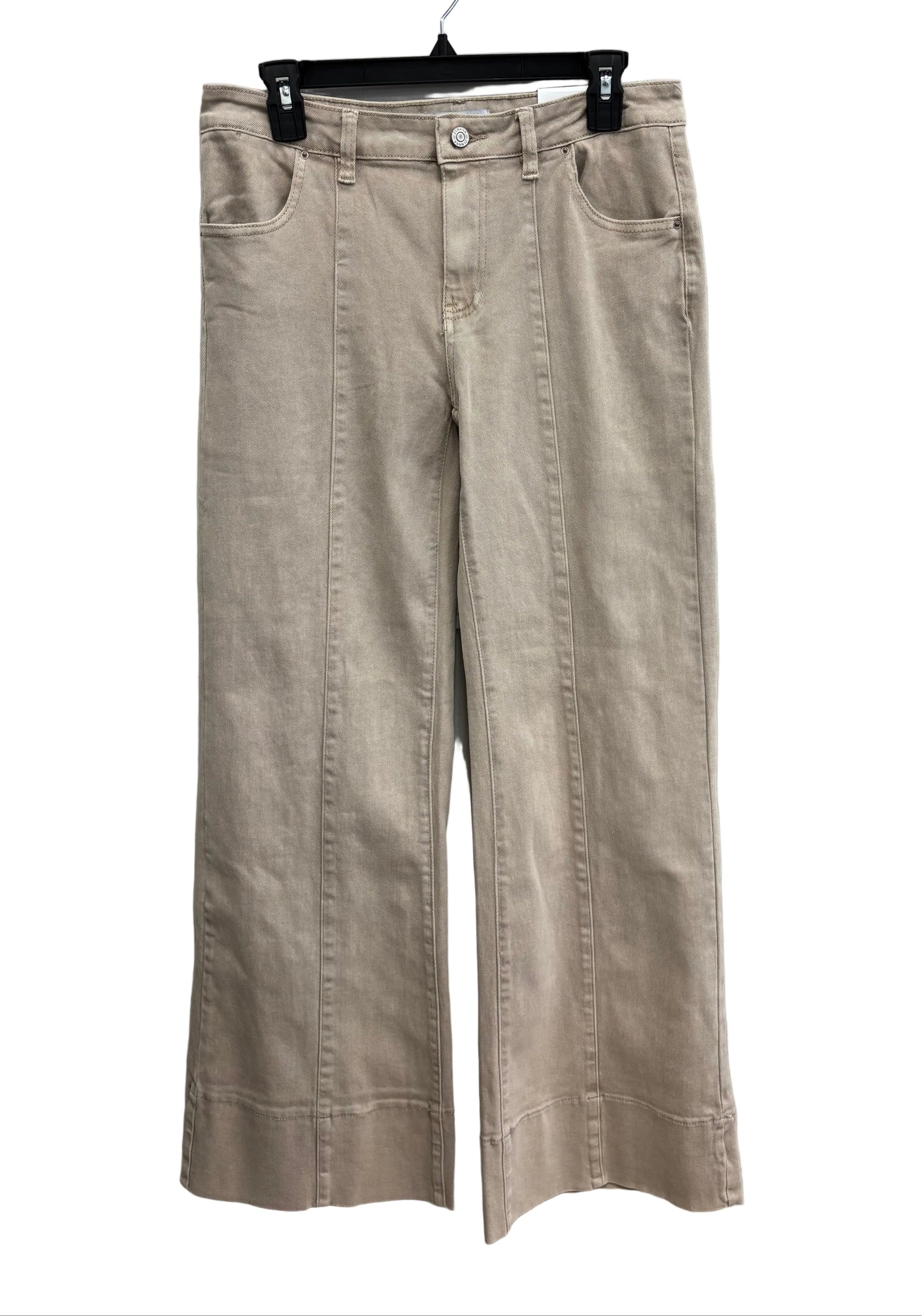 Mid Rise Wide Leg Denim