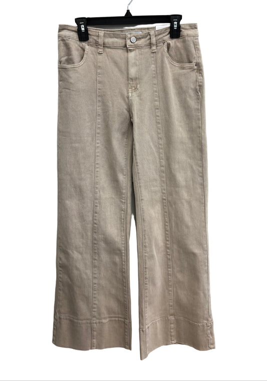 Mid Rise Wide Leg Denim