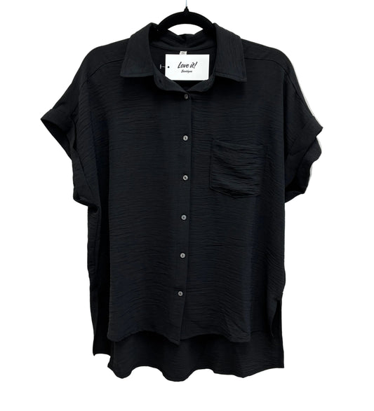 Woven Button Down Top