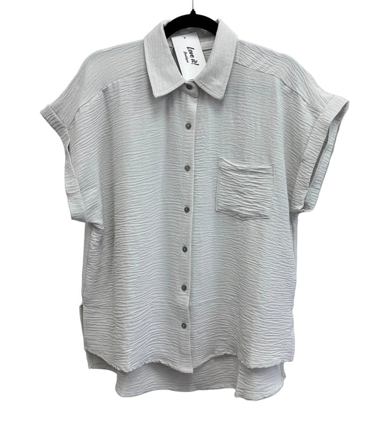Woven Button Down Top