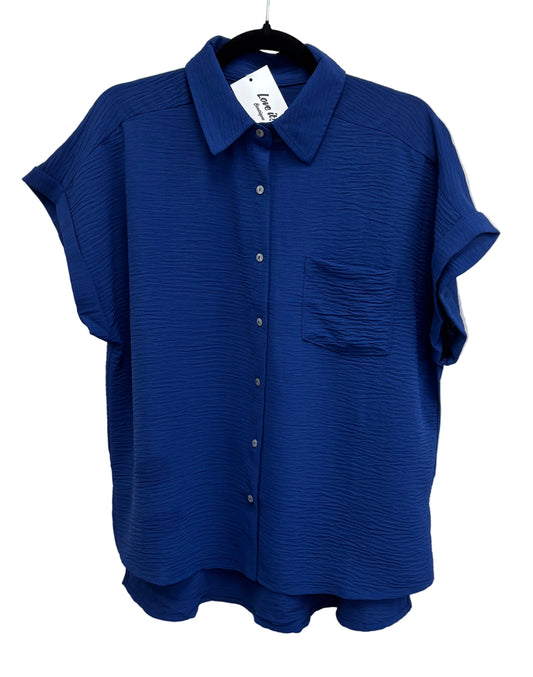 Woven Button Down Top