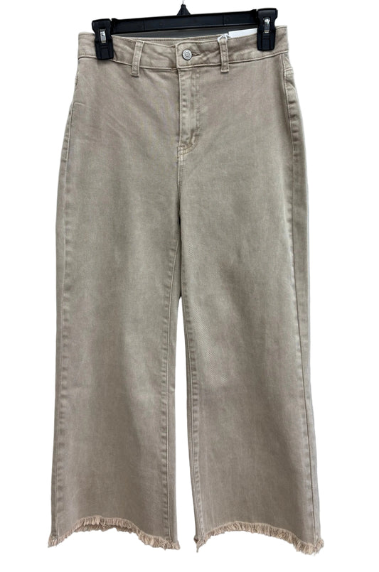 High Rise Frayed Hem Denim