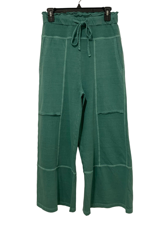 French Terry Exposed Seam Drawstring Pant