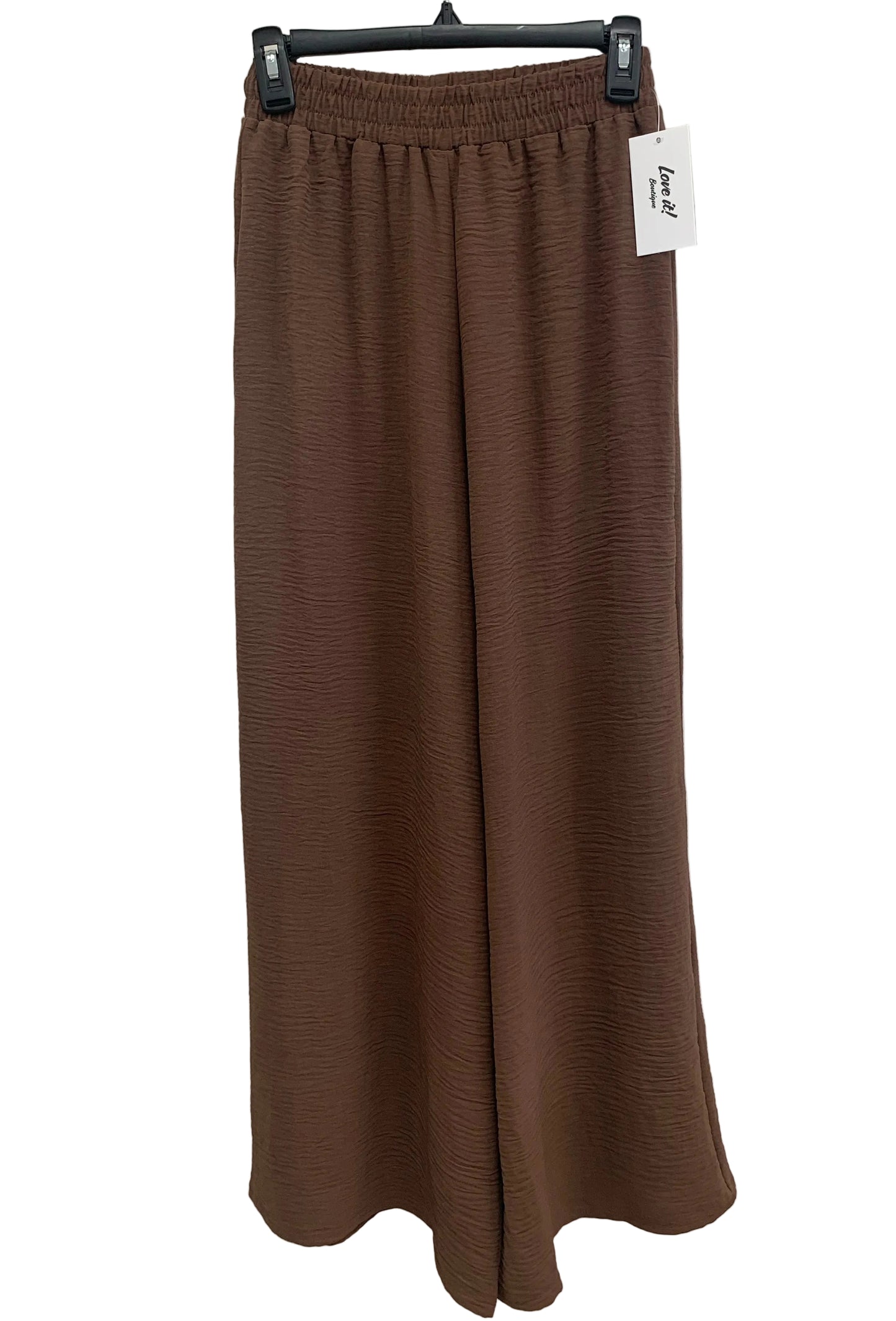 Woven Elastic Waist Pant