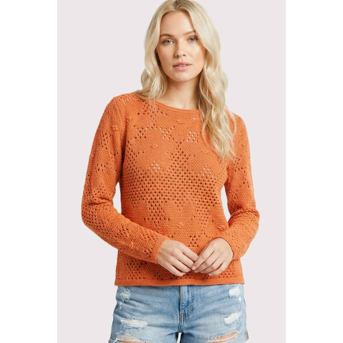 Flower Crochet Sweater