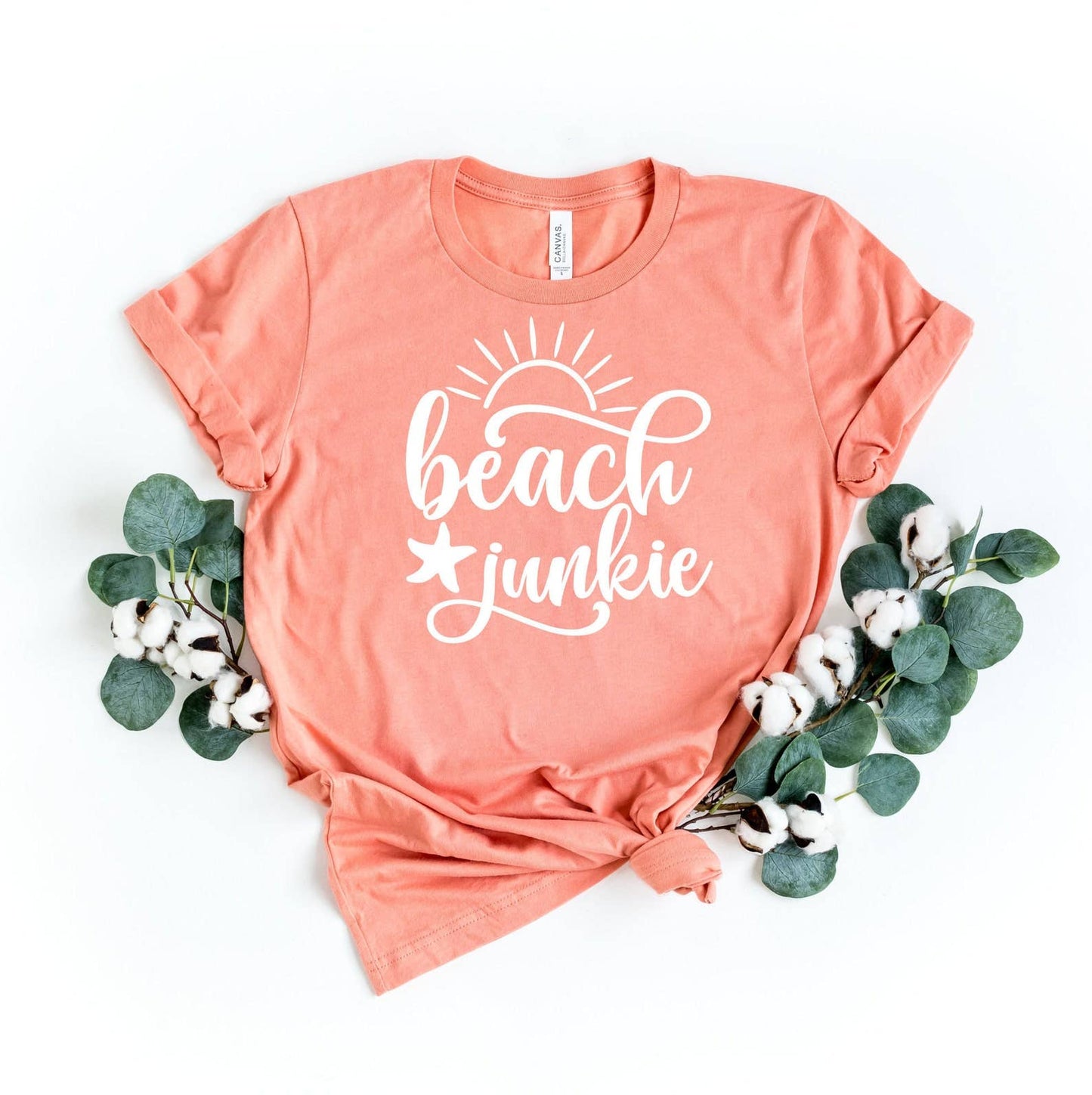Beach Junkie Graphic T Shirt