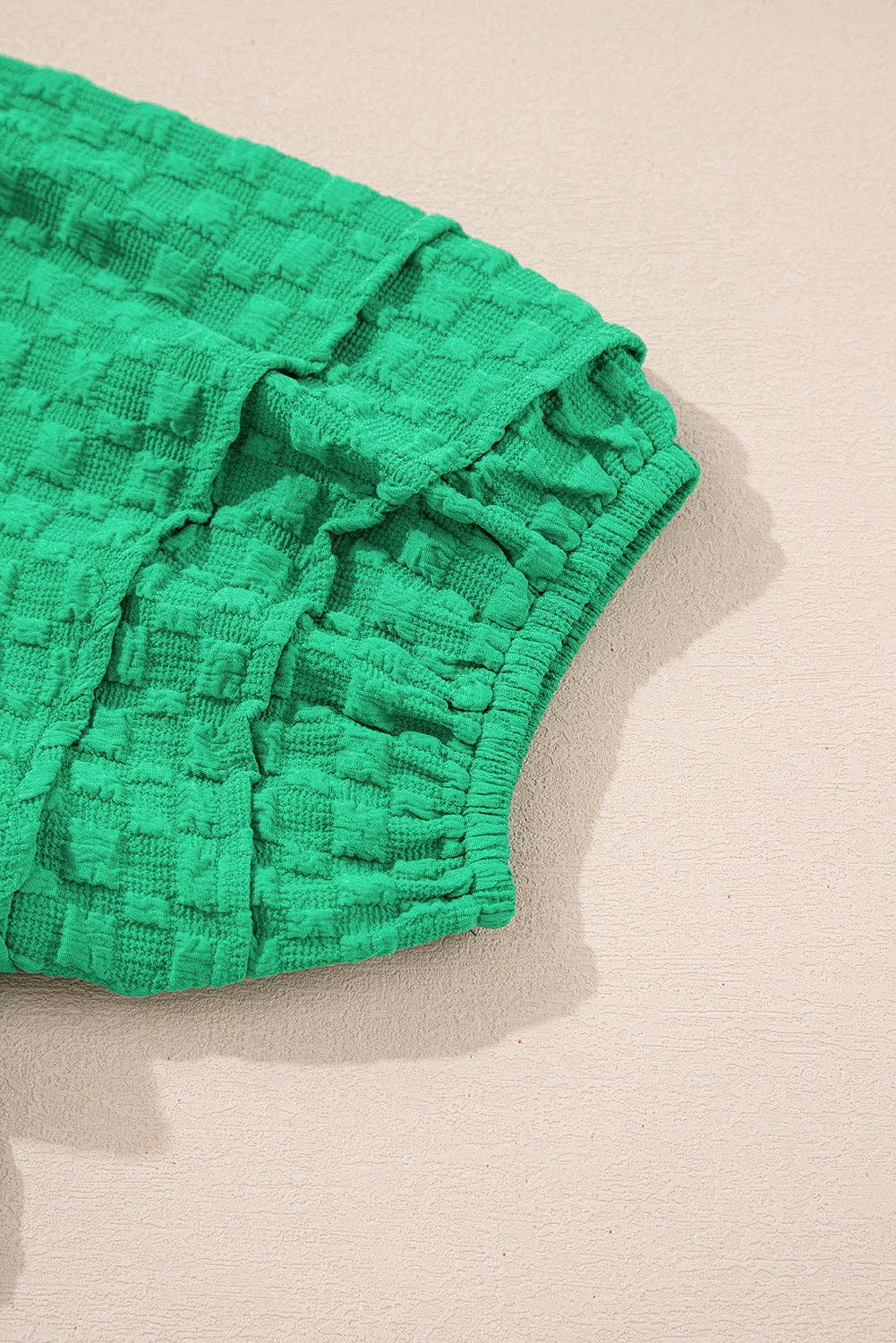 Textured Puff Sleeve Top